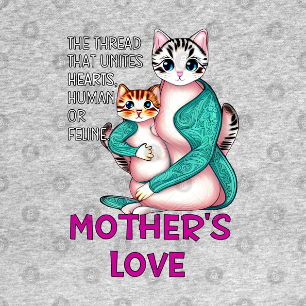 Mother's love: the thread that binds hearts, human or feline. by jemr